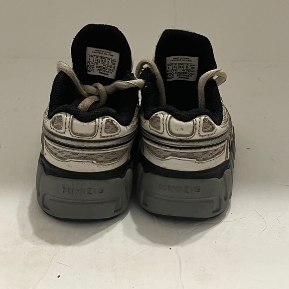 REEBOK | Kids Toddler Minizig Running Shoes White Blue Size 4 - Picture 4 of 7